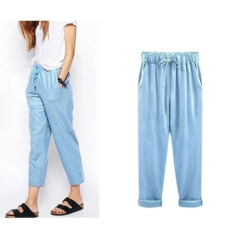 Marigold | Cotton Linen Trousers