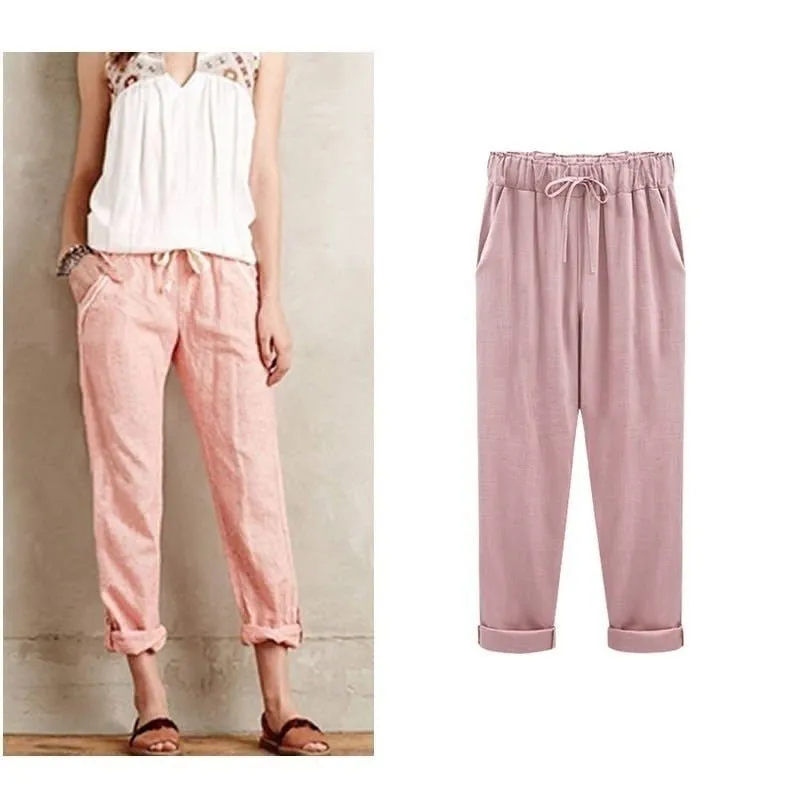Marigold | Cotton Linen Trousers