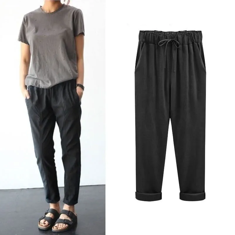 Marigold | Cotton Linen Trousers