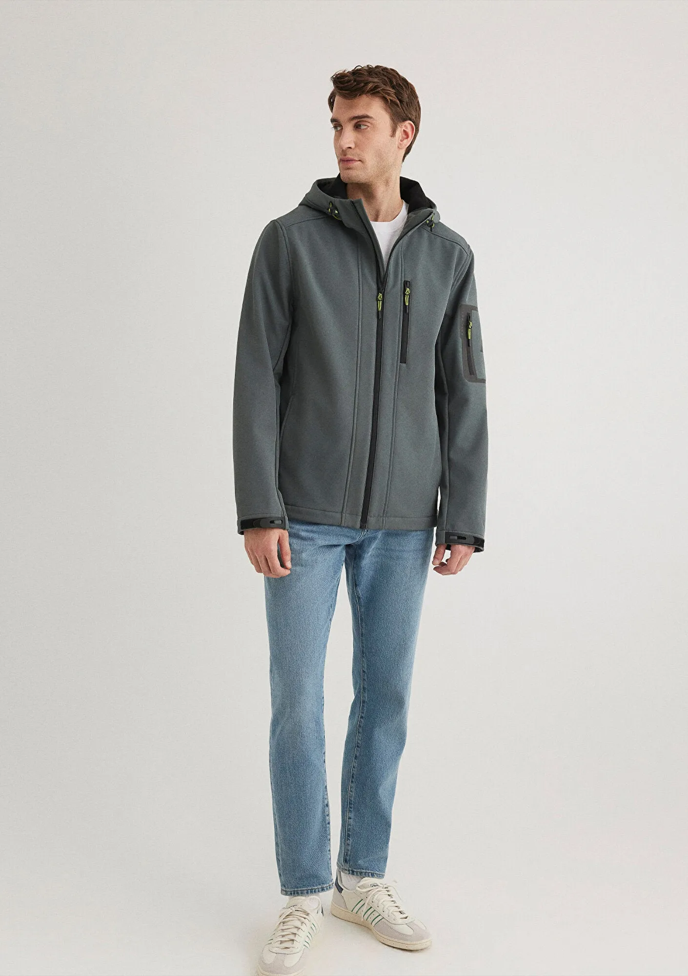 Mavi Pro Hooded Grey Jacket