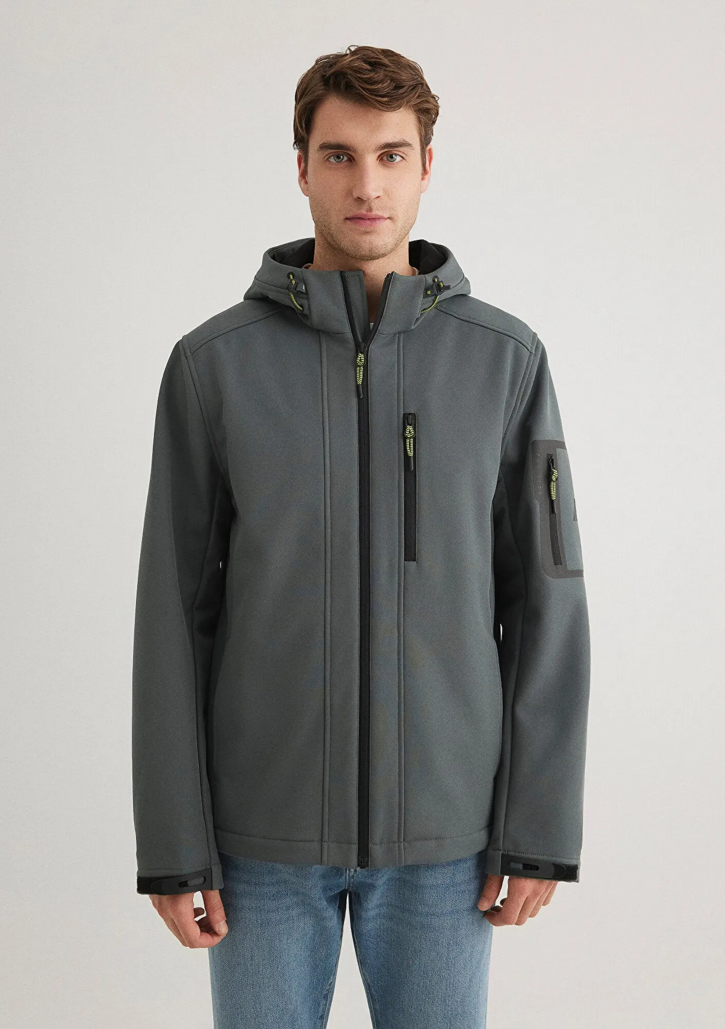 Mavi Pro Hooded Grey Jacket