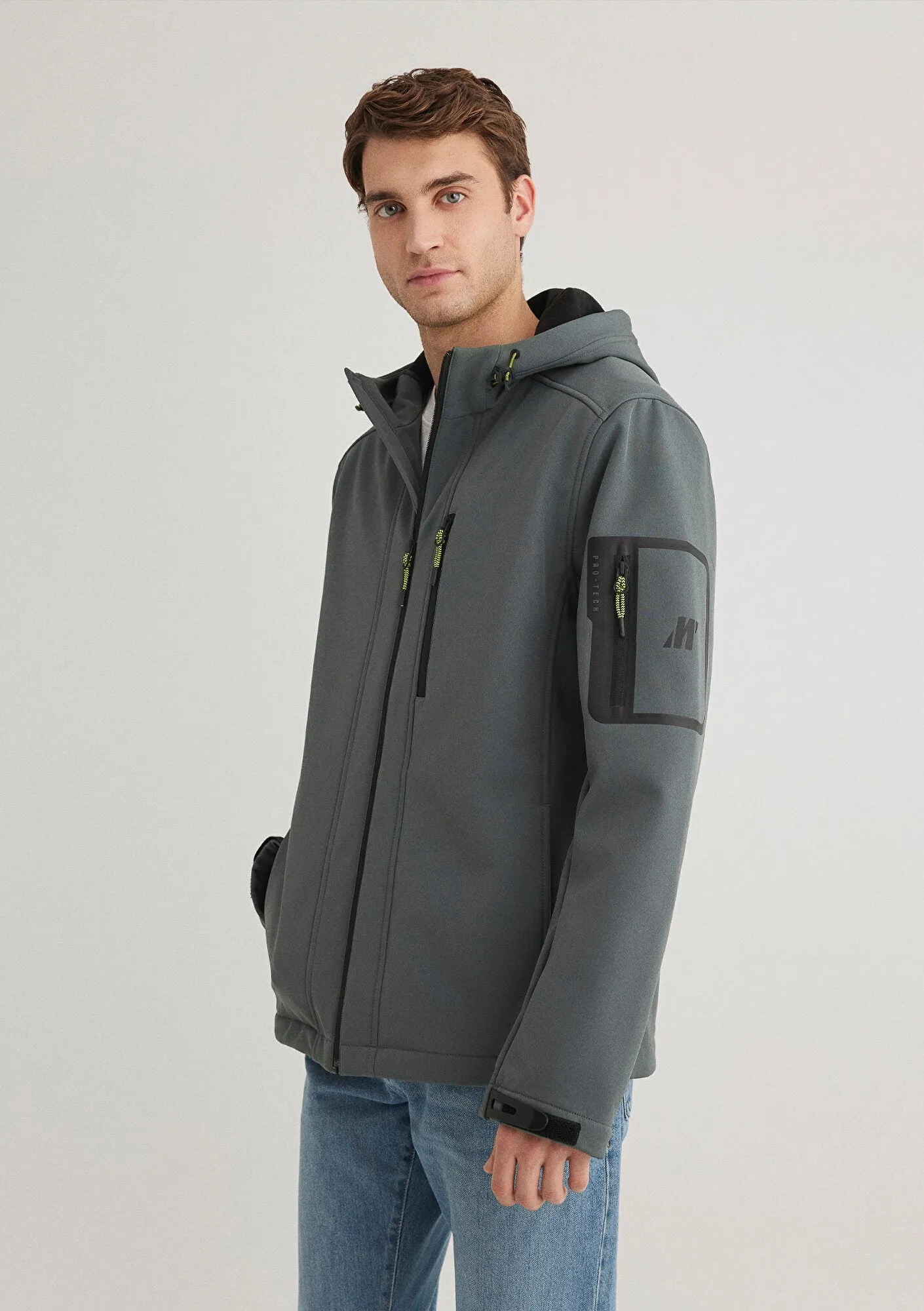 Mavi Pro Hooded Grey Jacket