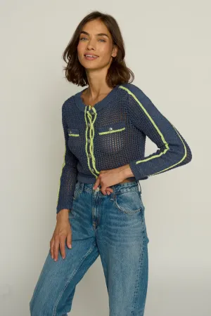 Mesh Stitch Cardigan