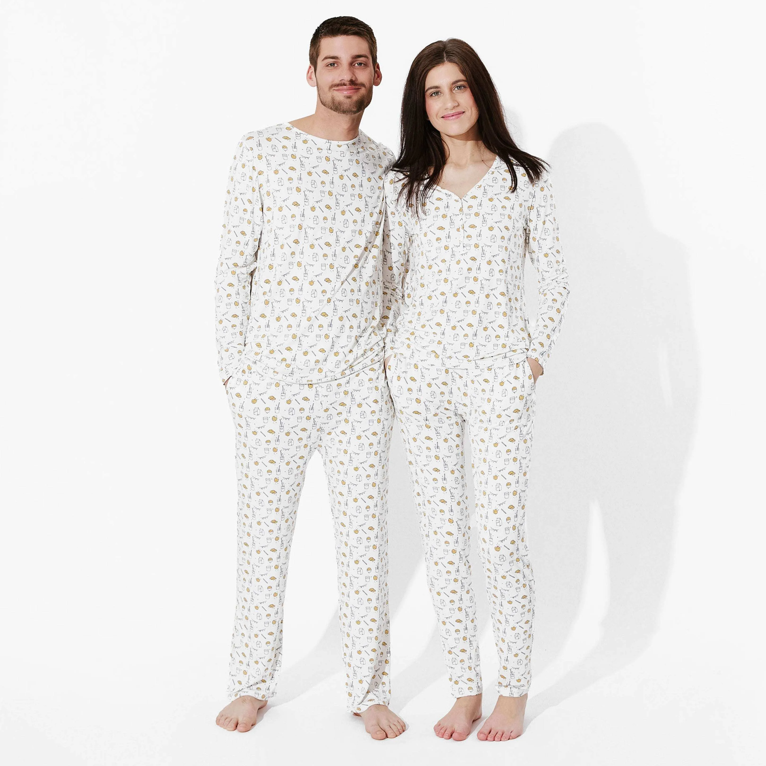 Milk & Cookies Bamboo Men's Pajama Set