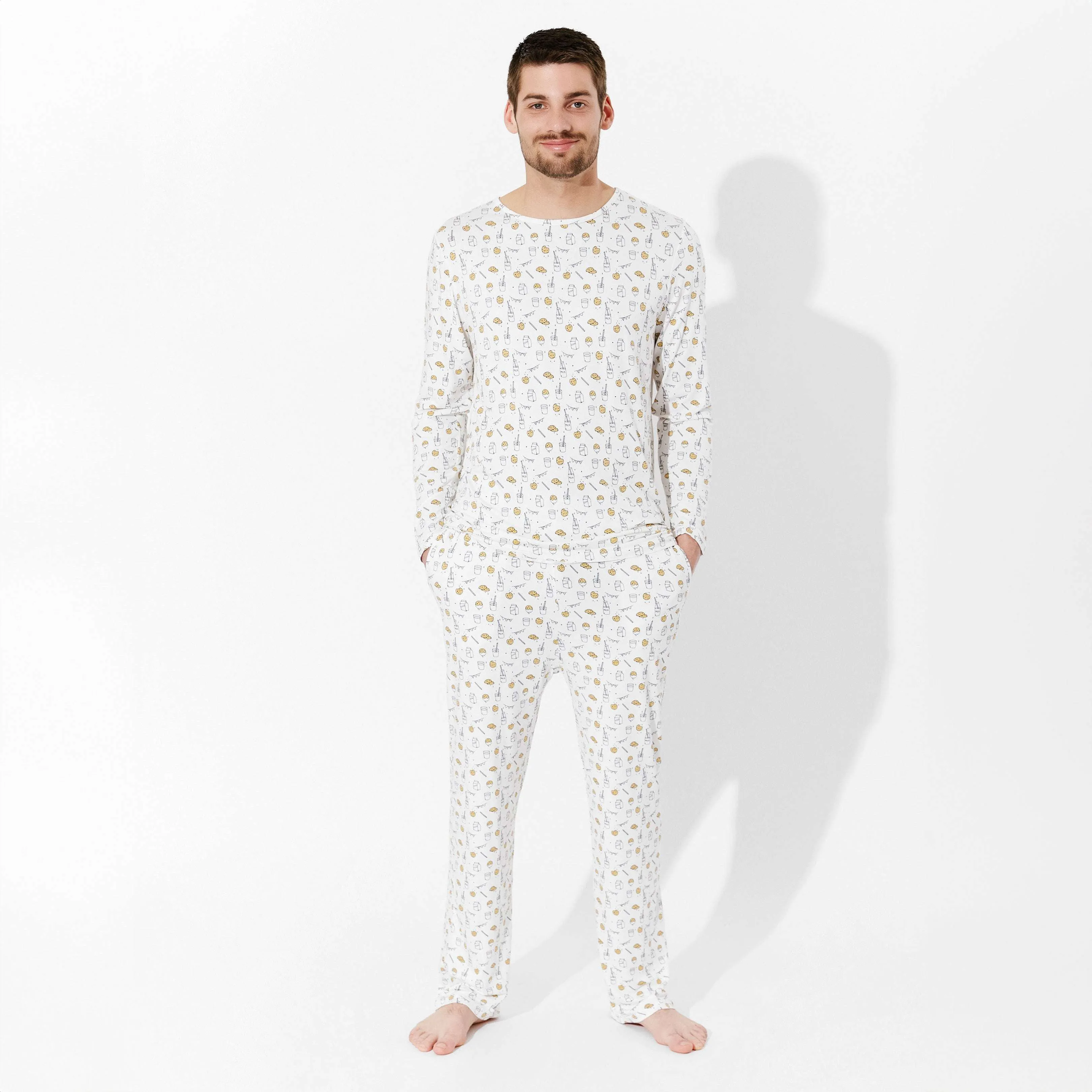 Milk & Cookies Bamboo Men's Pajama Set