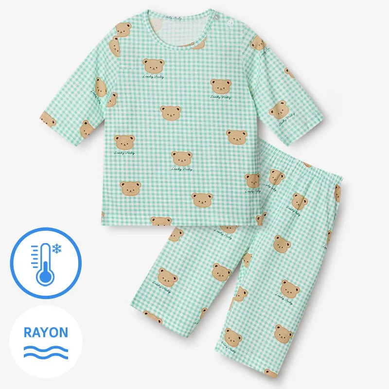 Mint Cutie Bear 3/4 Set (Cooling Rayon) 2504U04