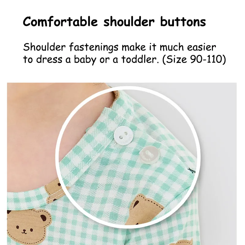 Mint Cutie Bear 3/4 Set (Cooling Rayon) 2504U04