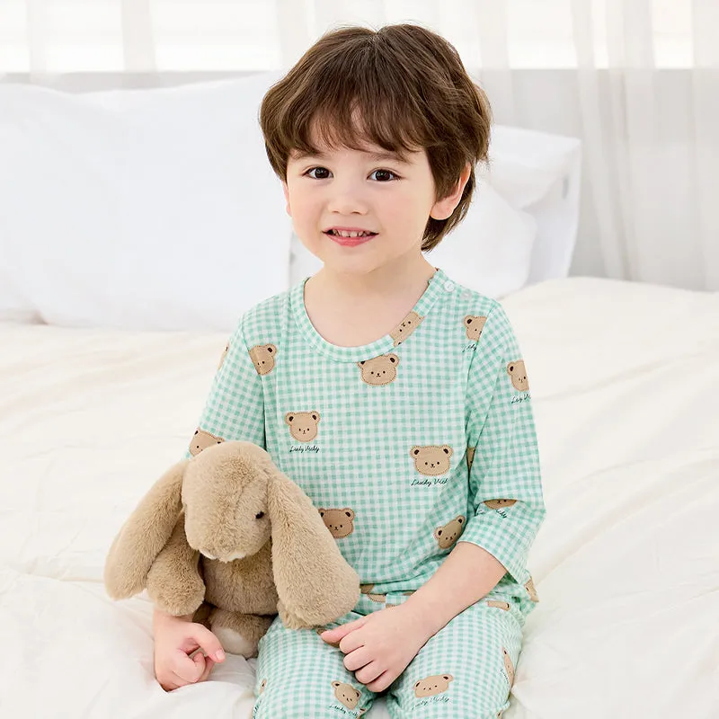 Mint Cutie Bear 3/4 Set (Cooling Rayon) 2504U04