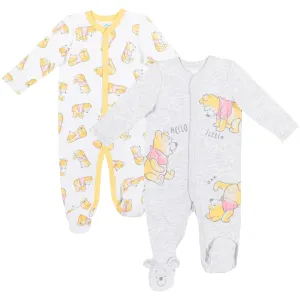NEW Disney Winnie the Pooh Baby 2 Pack Snap Sleep N' Plays 6-9 months