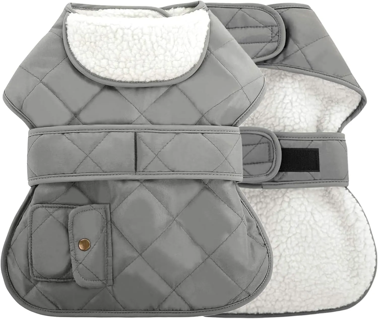 NEW LeerKing Dog Cold Weather Coats Warm Windproof Winter Dog Jacket Fleece Lining Outdoor Snowsuit Dog Coat - Size XXL