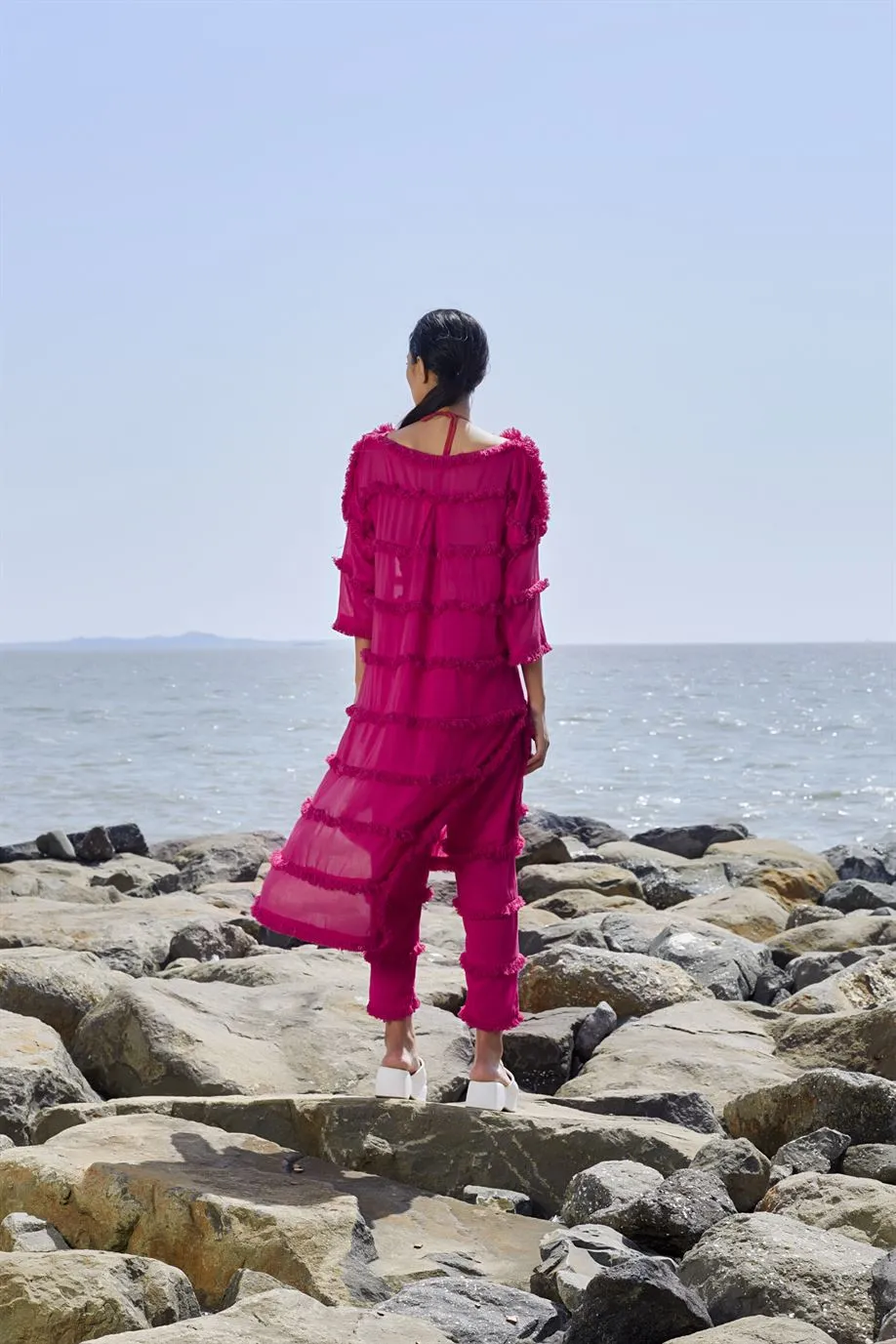 New Season Summer/Fall 24-Pants Tassle SE Cotton Pink-MT Tassle SE Pants-KA ML Pink-Fashion Edit Mati