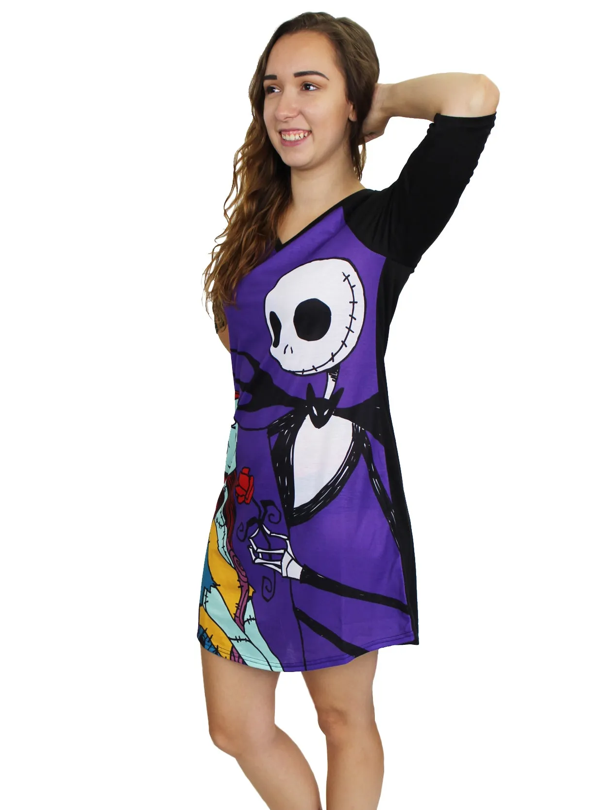 Nightmare Before Christmas 3/4 Sleeve Nightgown