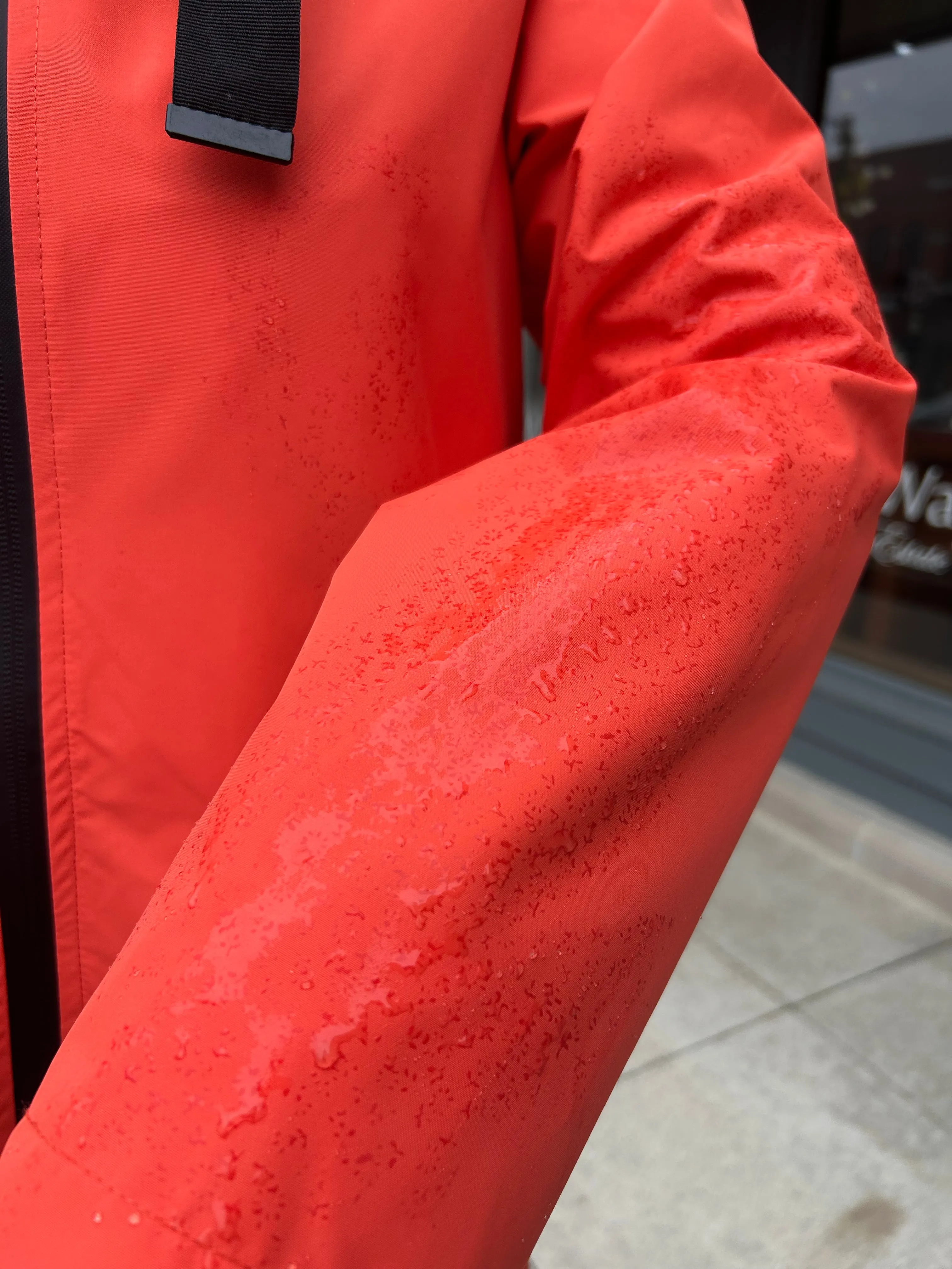 Orange Magic Print Raincoat