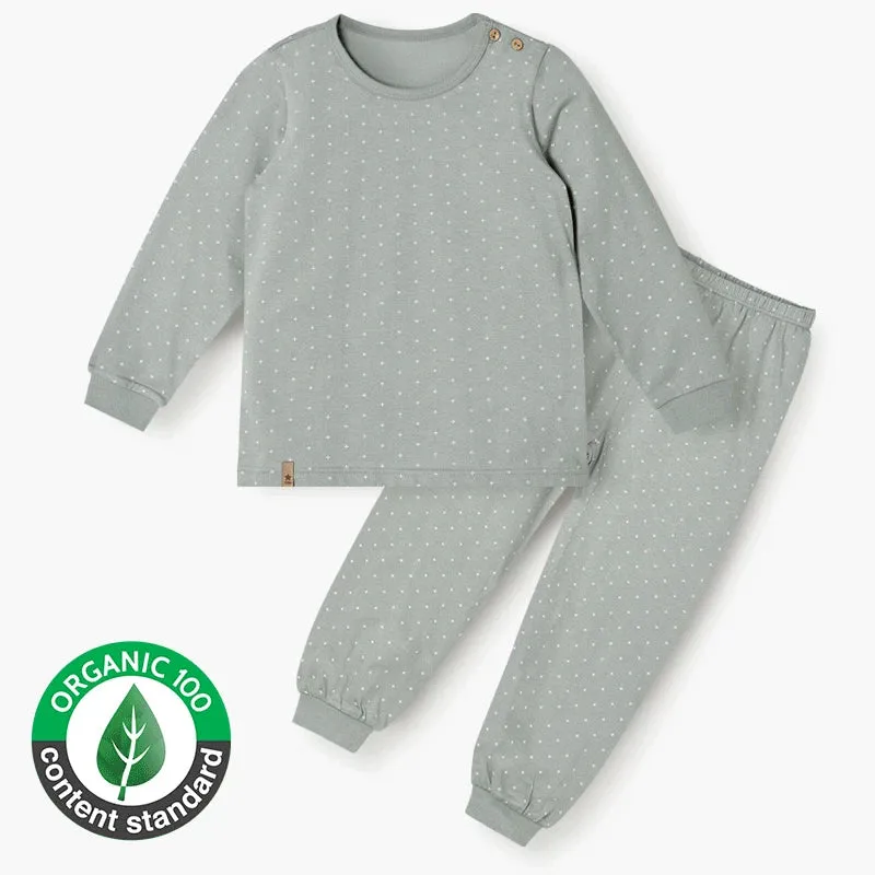 Organic Grey Dots Sleep Set (Comfy Fit) 2503U05