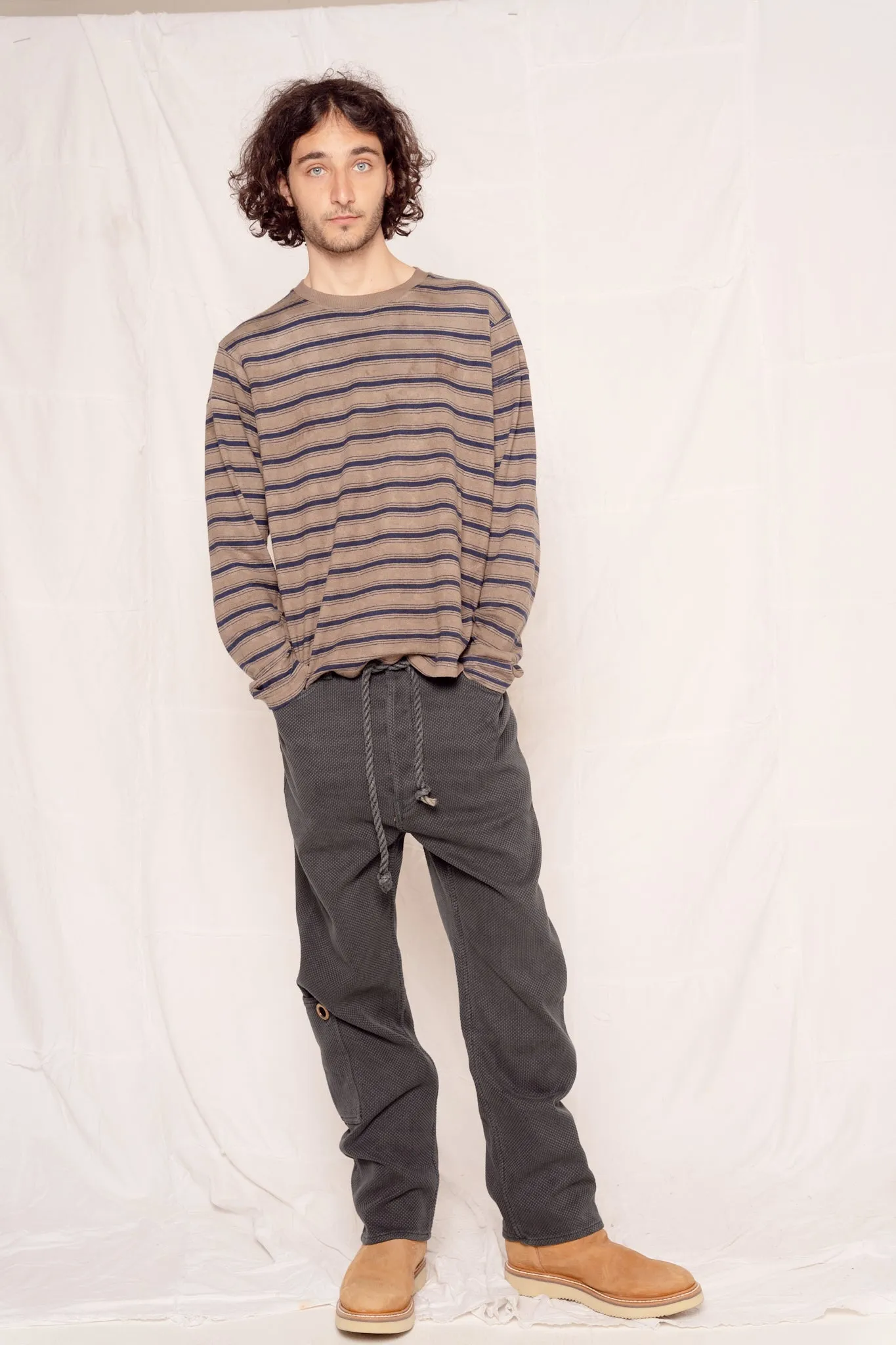 P68 Sashiko Sulfur Black
