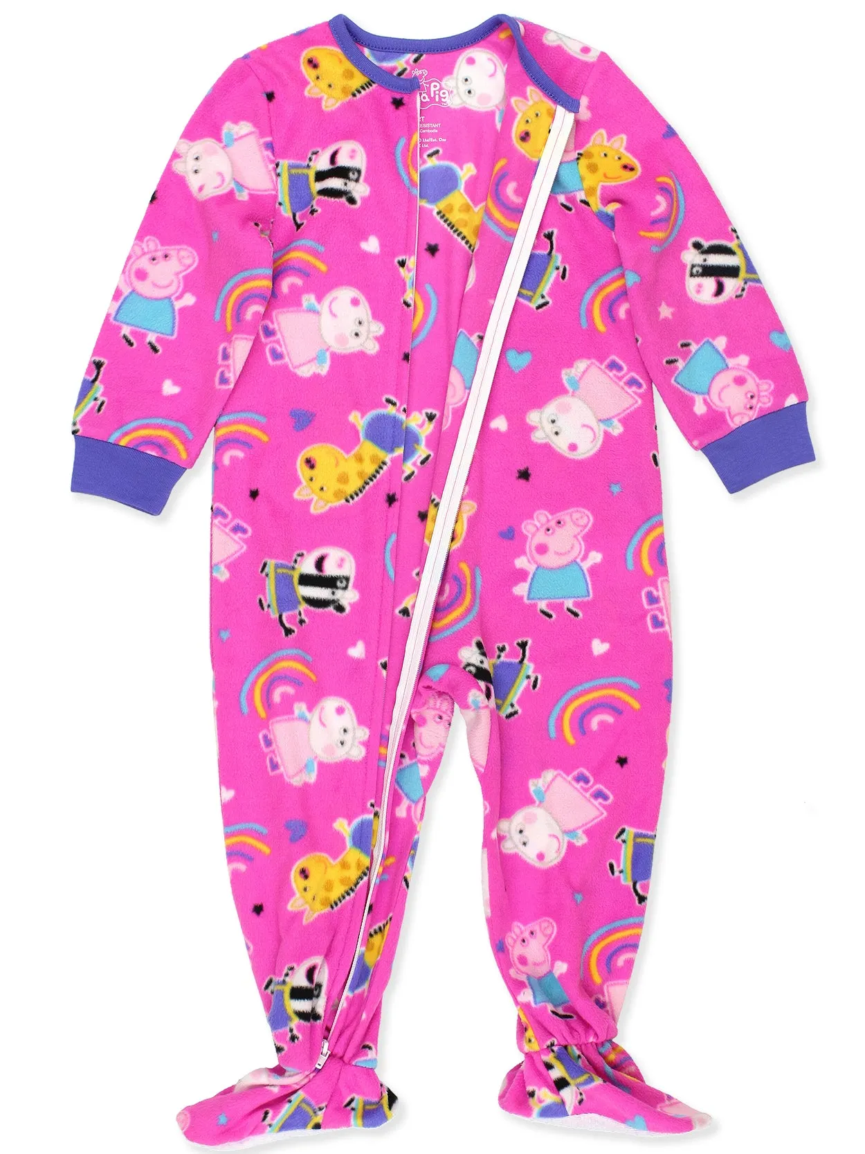 Peppa Pig Footed Blanket Sleeper Pajamas