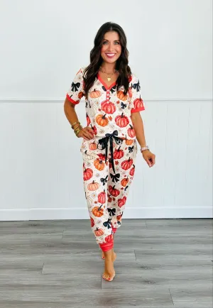Perfect Pumpkin & Bow PJ's