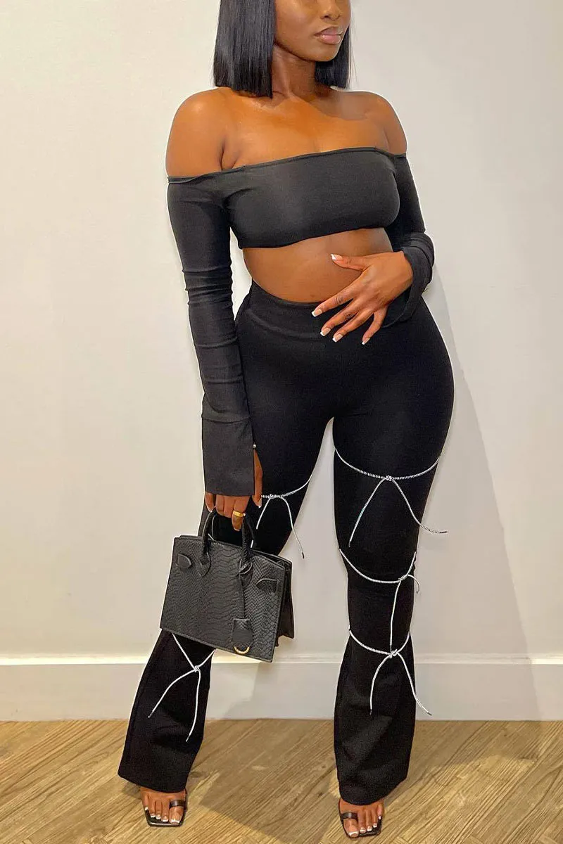 PH690 Bootcut Long Tight Pants