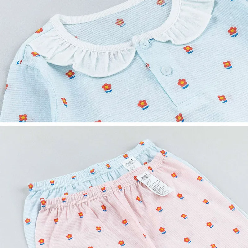 Pink Isabelle Flower Sleep Set (Comfy Fit) (Cooling) 2404C30