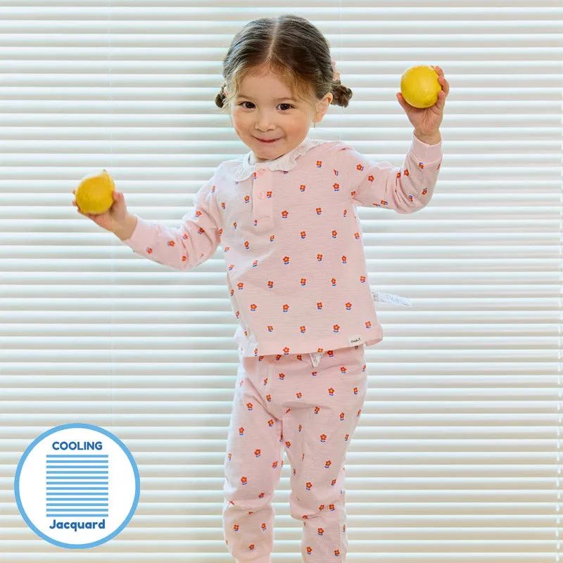 Pink Isabelle Flower Sleep Set (Comfy Fit) (Cooling) 2404C30