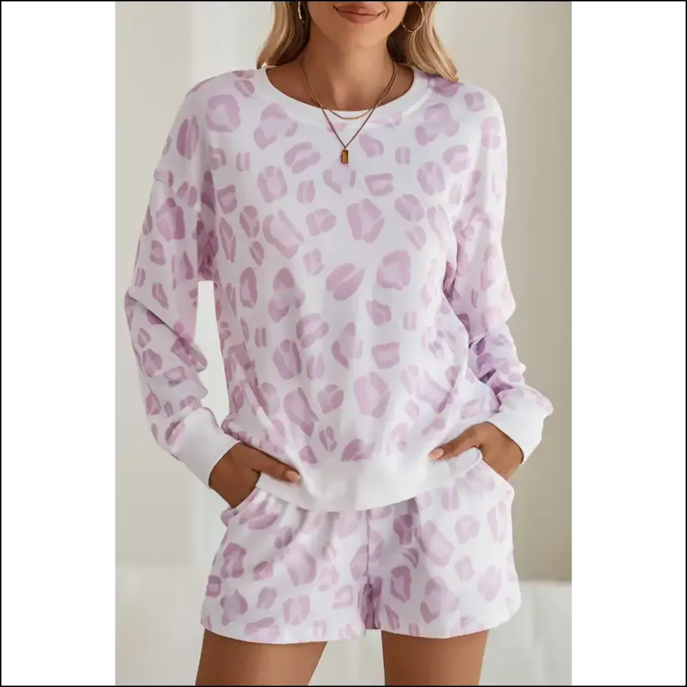 Pink Leopard Print Pajama Set: Unleash your Inner Needful Things Wild Child 🐆