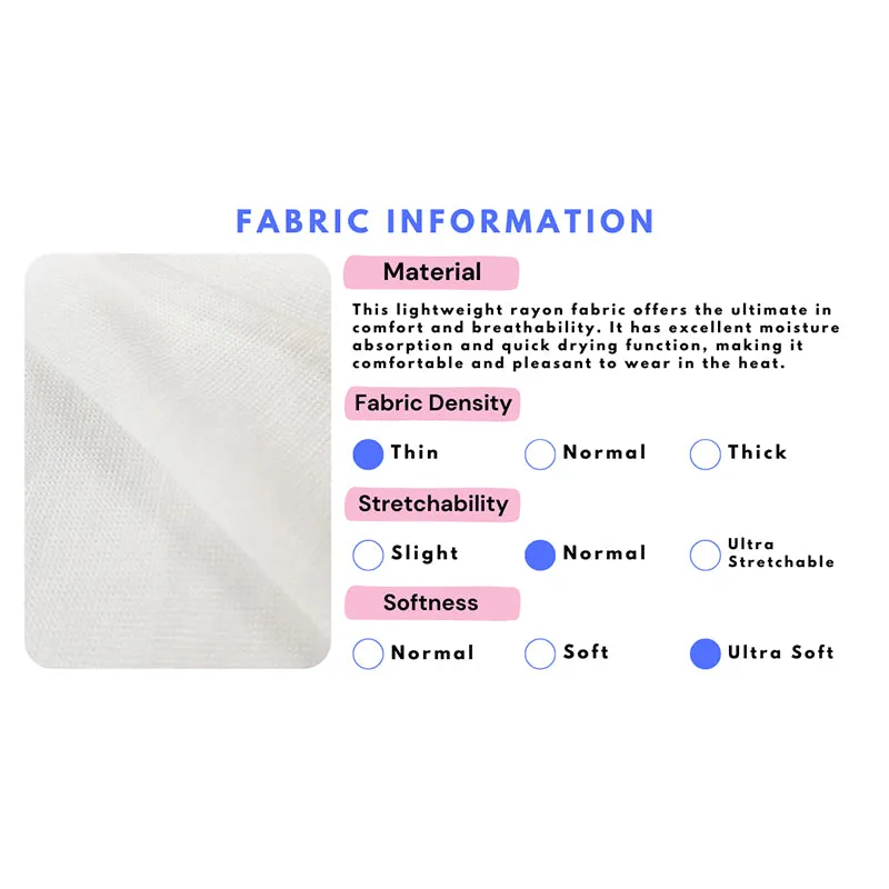 Pink Merci 3/4 Set (Cooling Rayon) 2504U03