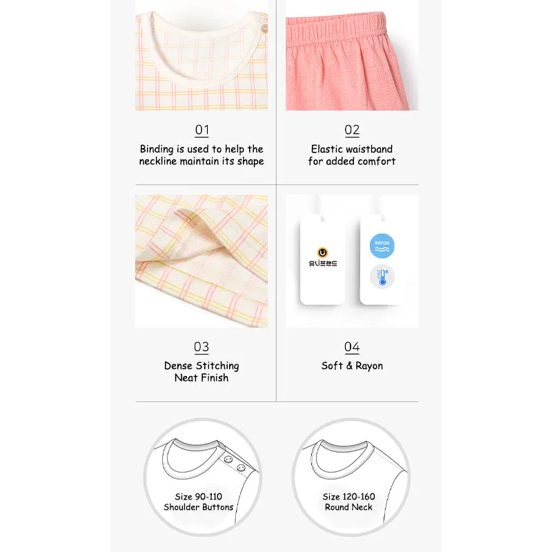 Pink Merci 3/4 Set (Cooling Rayon) 2504U03