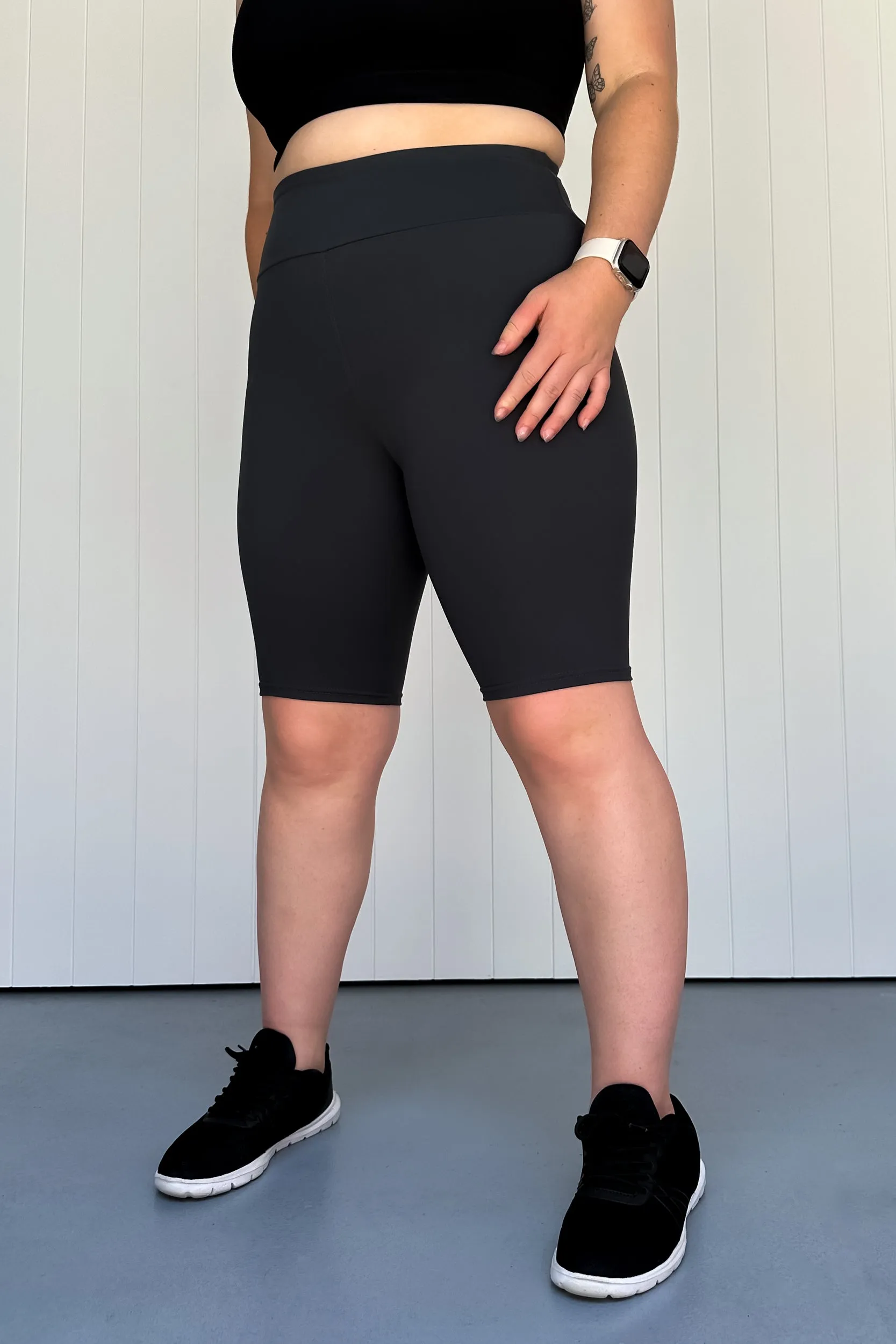 Plain Charcoal - Casual - Long Shorts