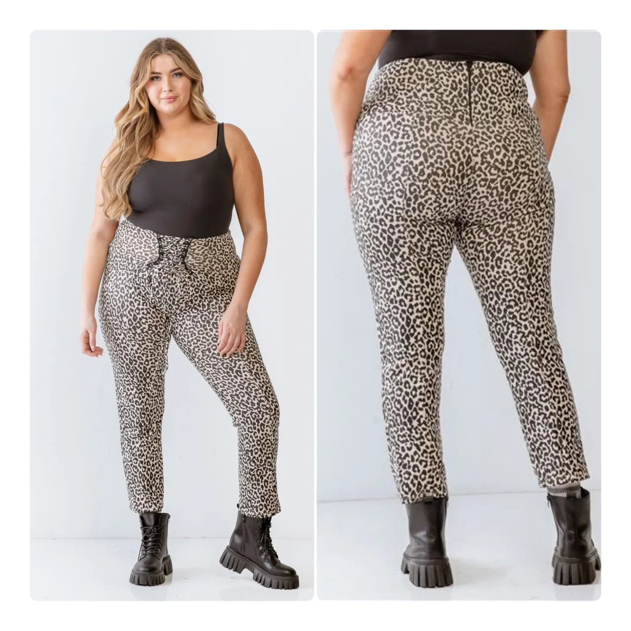 Plus Fitted Pants