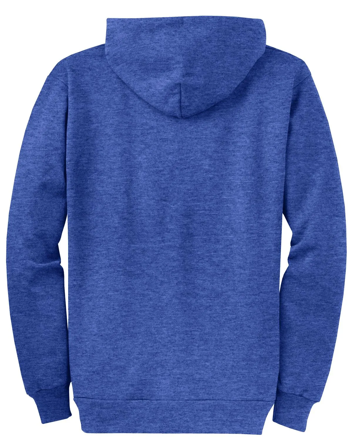 Port & Company Core Fleece Full-Zip Hooded Sweatshirt. PC78ZH Heather Royal