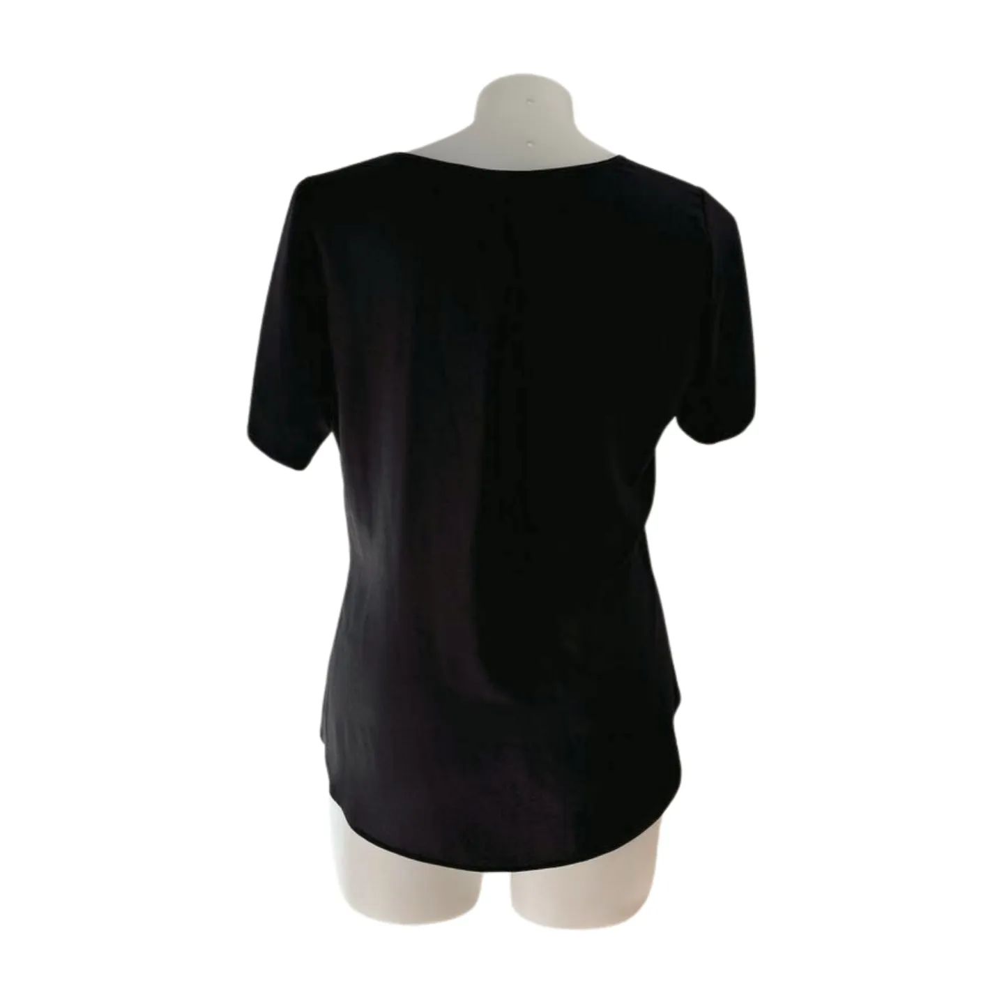 Preview Black Short Sleeve Top Size 18