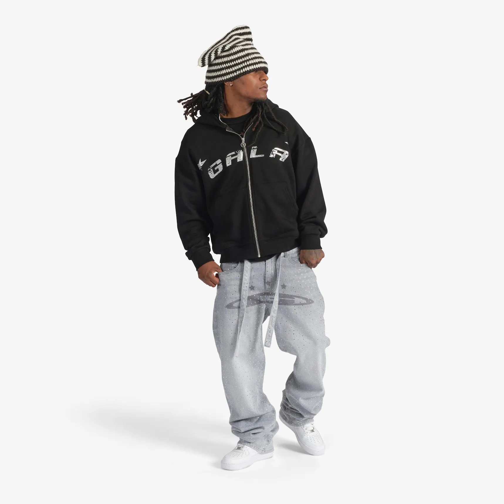 "Crystal" Denim (charcoal wash)