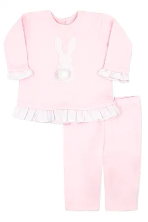 "Nevaeh" Pink Bunny Tracksuit
