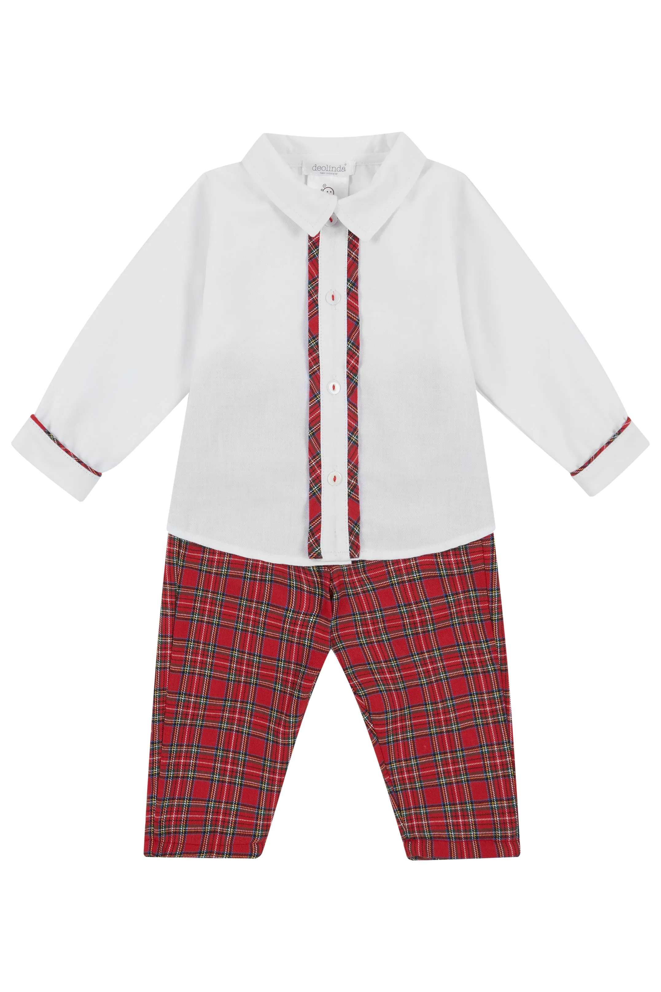 "Oakley" Red Tartan Shirt & Trousers