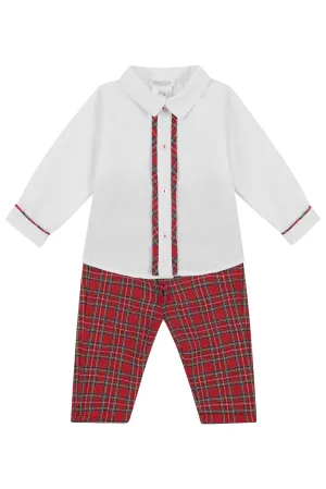 "Oakley" Red Tartan Shirt & Trousers