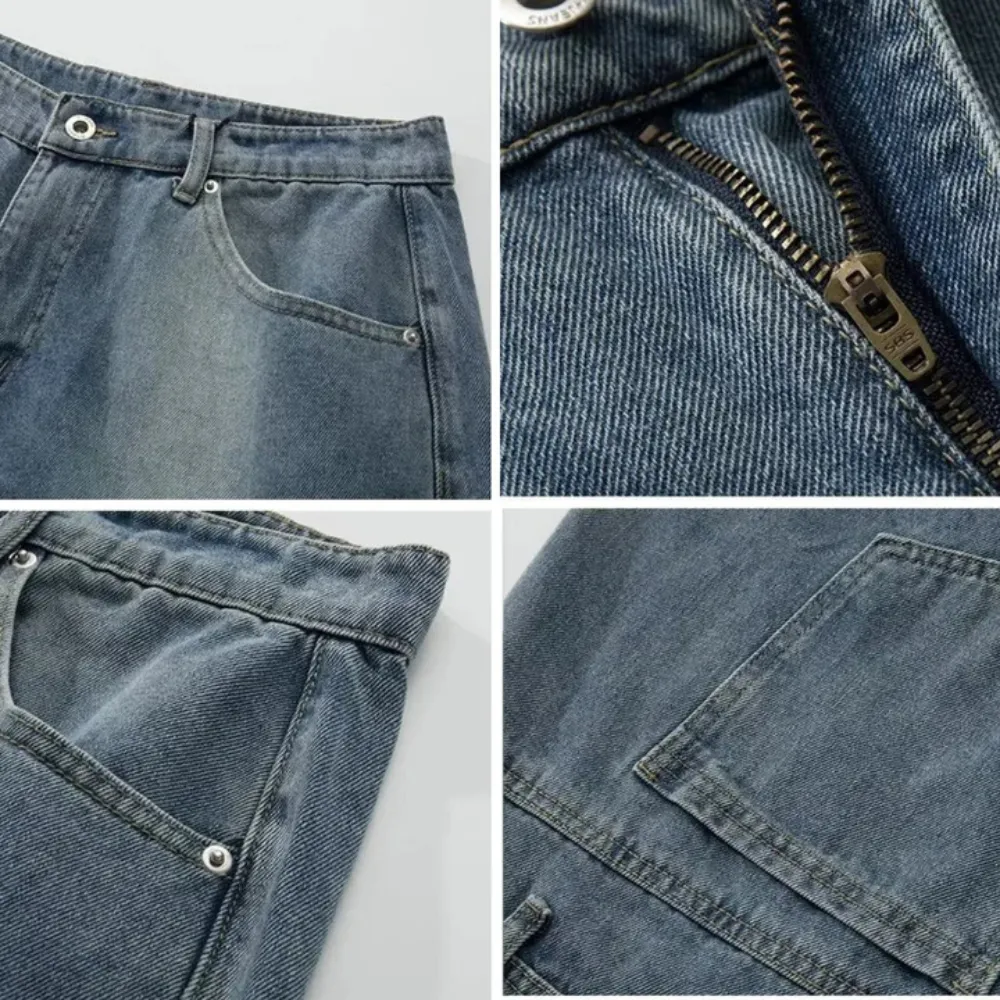 "Retro Inverted Denim" Shorts