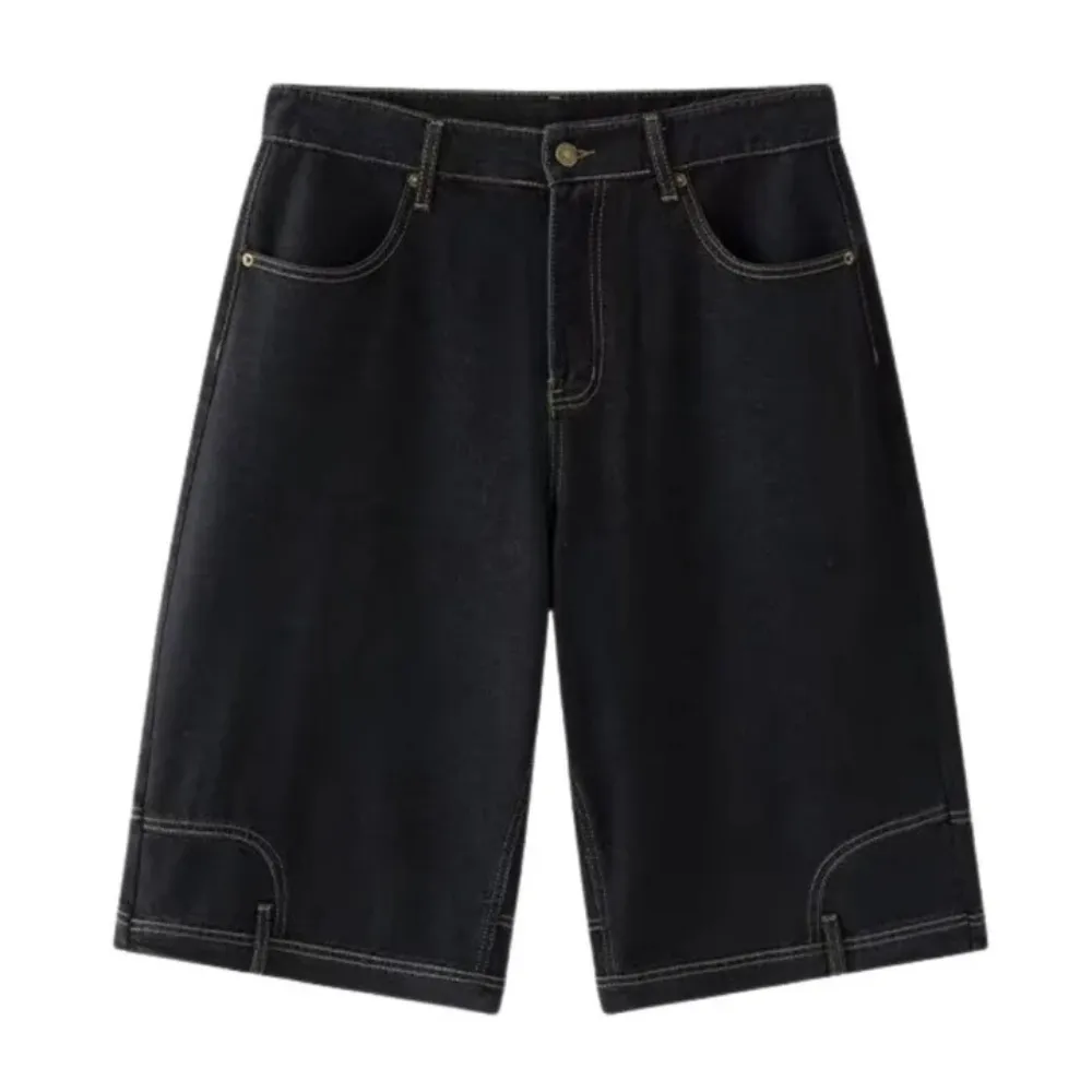 "Retro Inverted Denim" Shorts