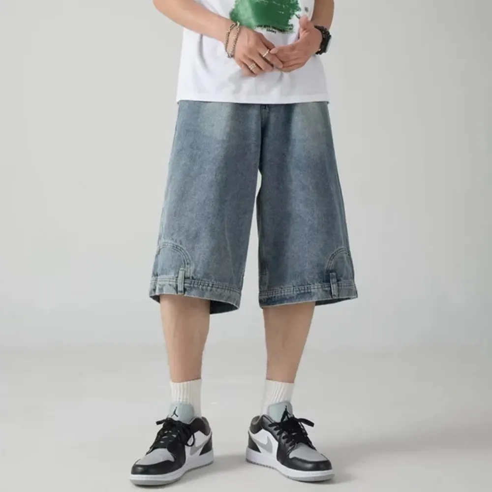 "Retro Inverted Denim" Shorts