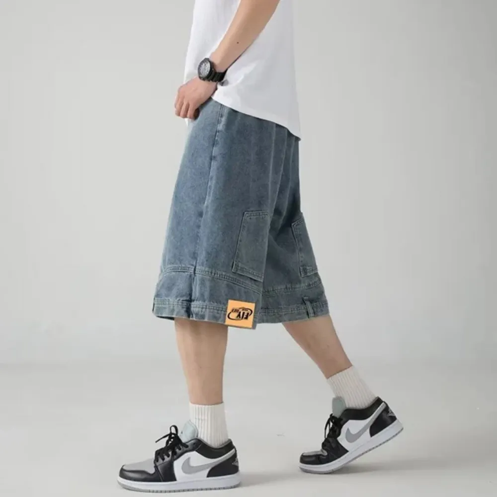 "Retro Inverted Denim" Shorts