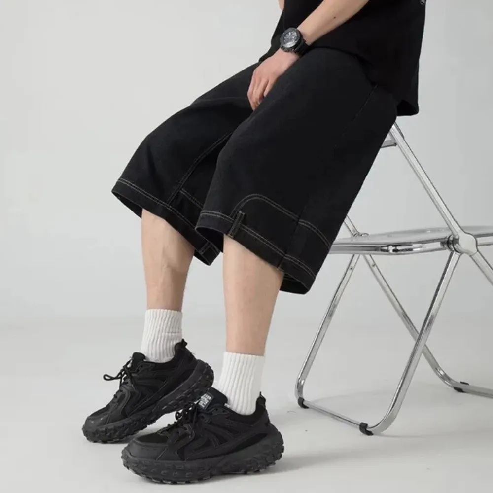 "Retro Inverted Denim" Shorts