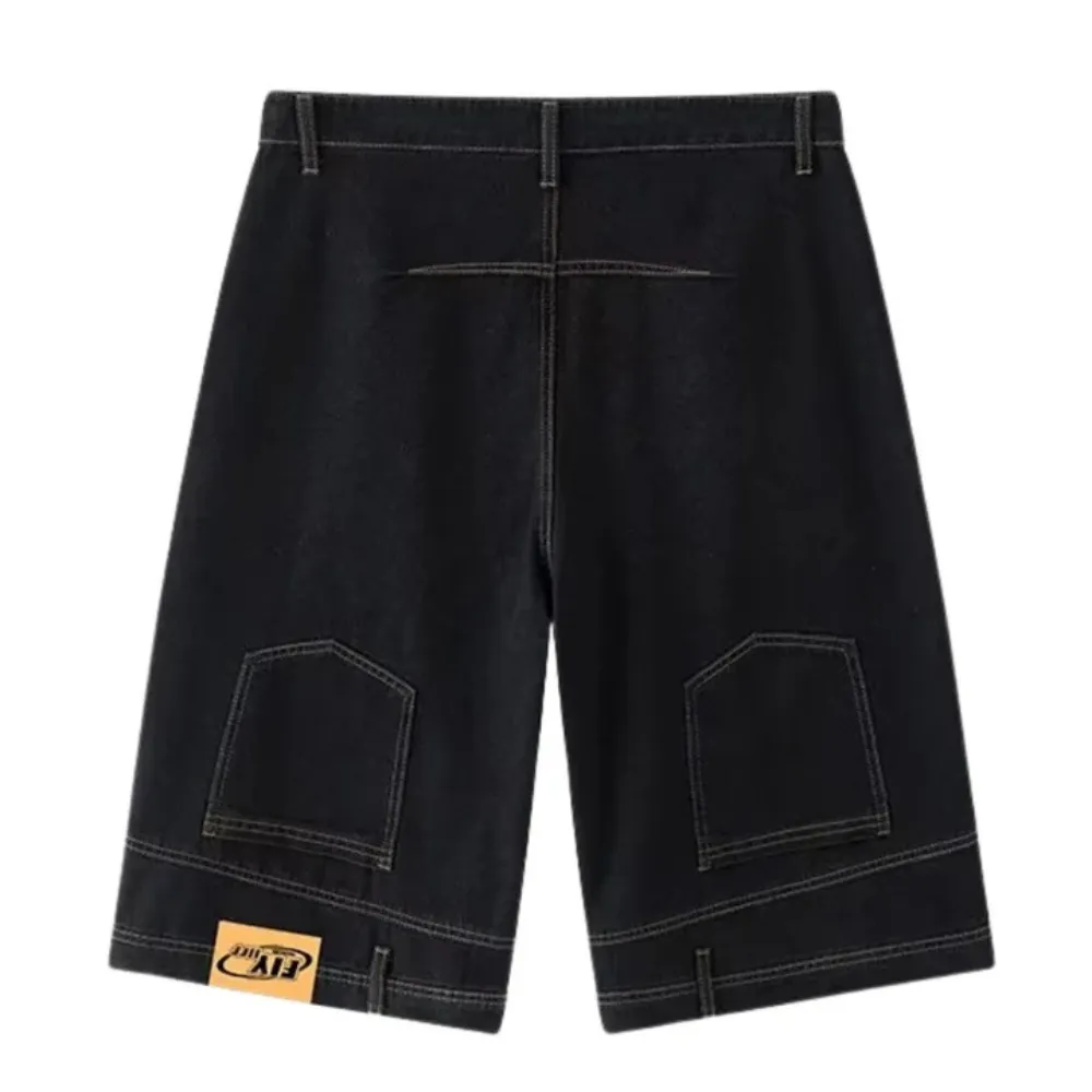 "Retro Inverted Denim" Shorts