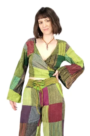 Rastra Bell Sleeve Wrap Top