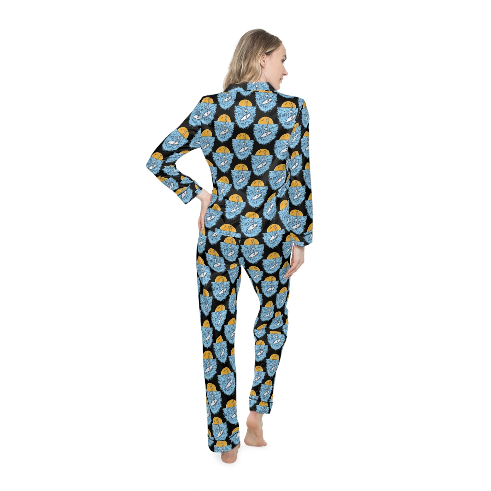 Reaper Surf Women's Satin Pajamas
