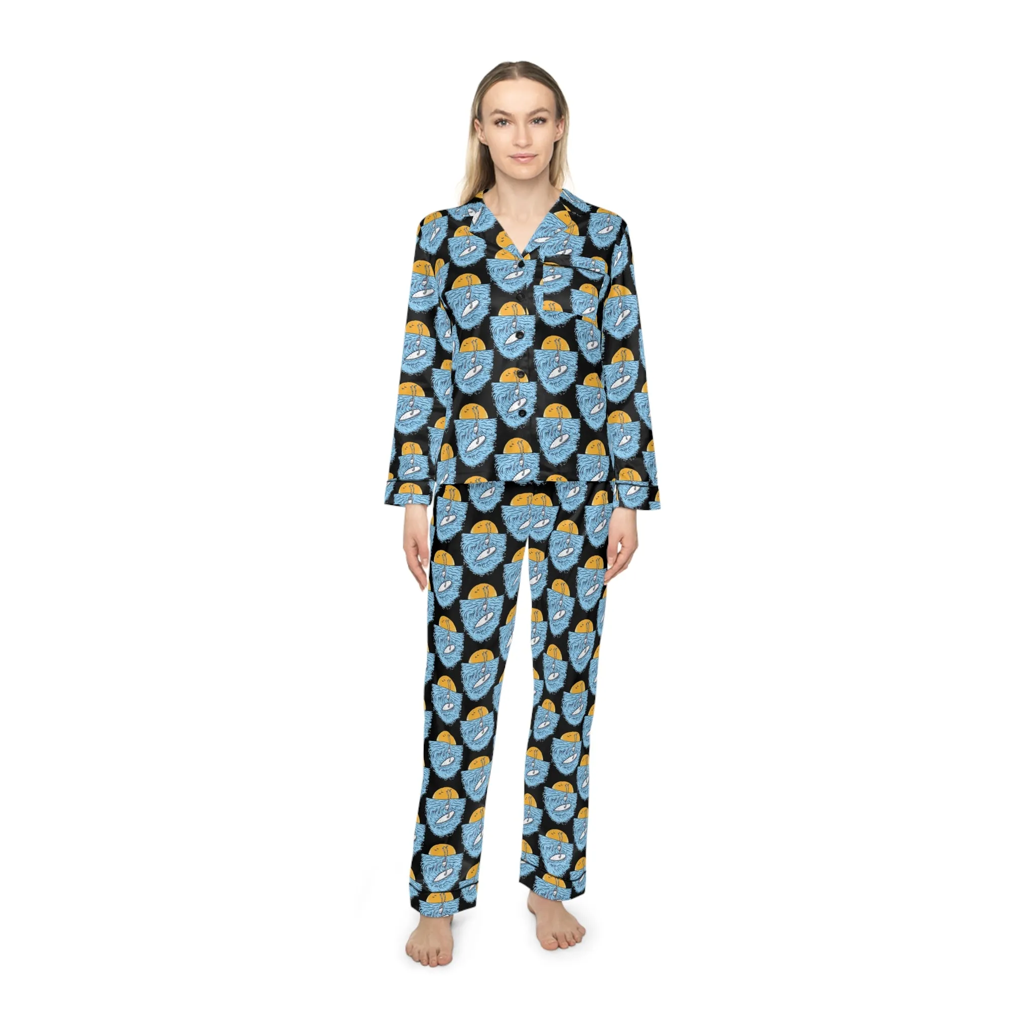 Reaper Surf Women's Satin Pajamas