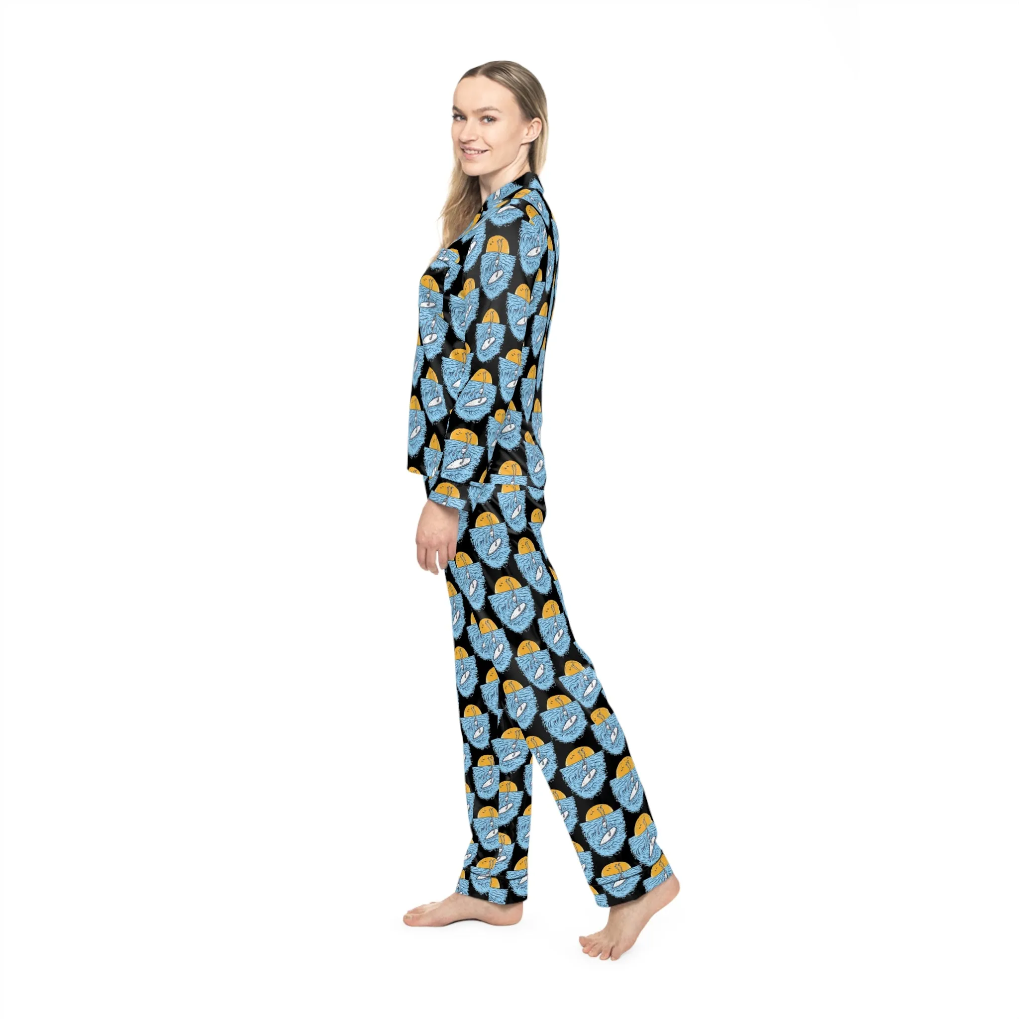 Reaper Surf Women's Satin Pajamas