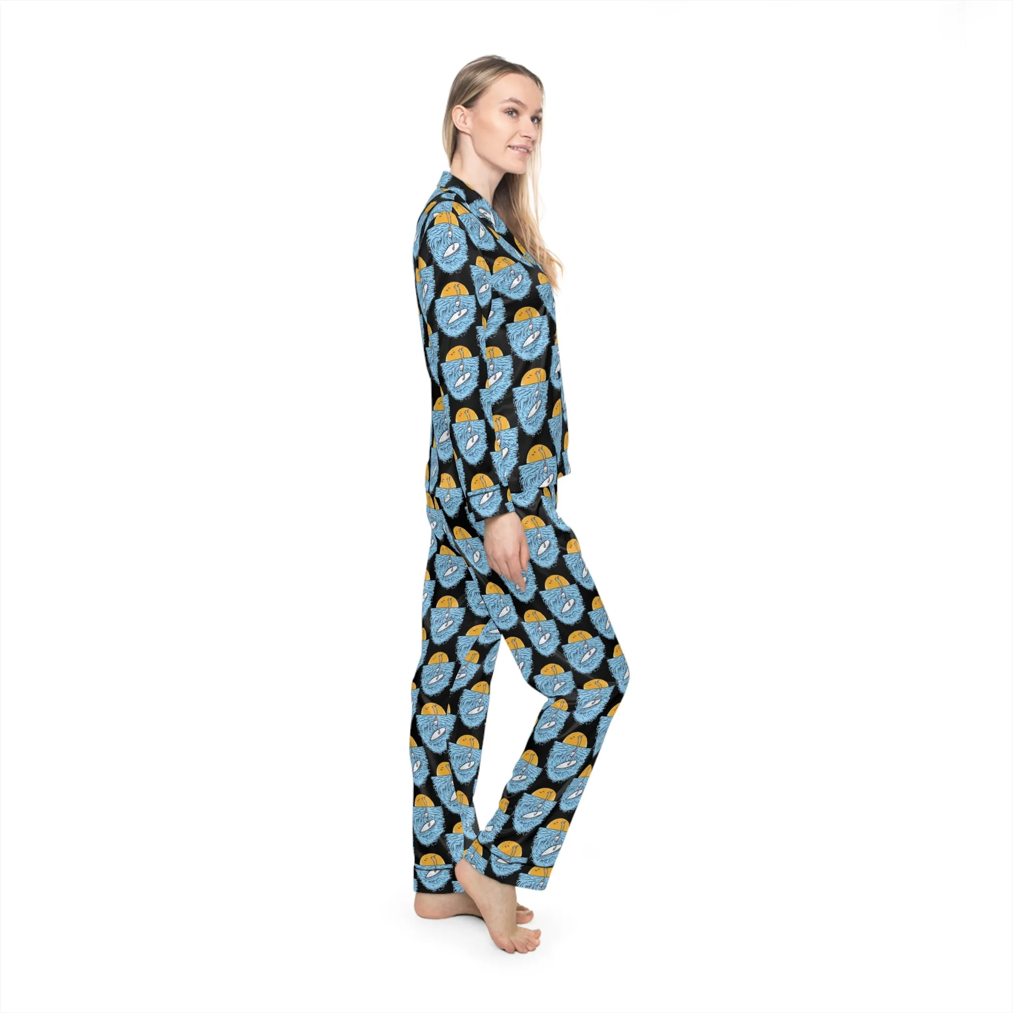 Reaper Surf Women's Satin Pajamas