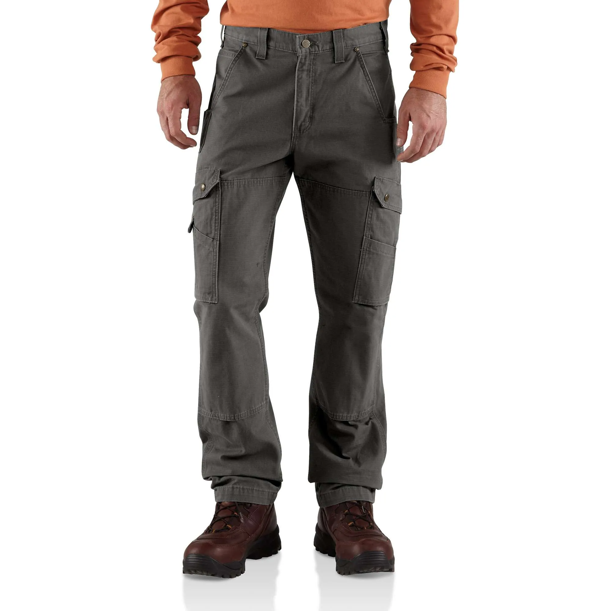 Relaxed Fit Ripstop Cargo Work Pant