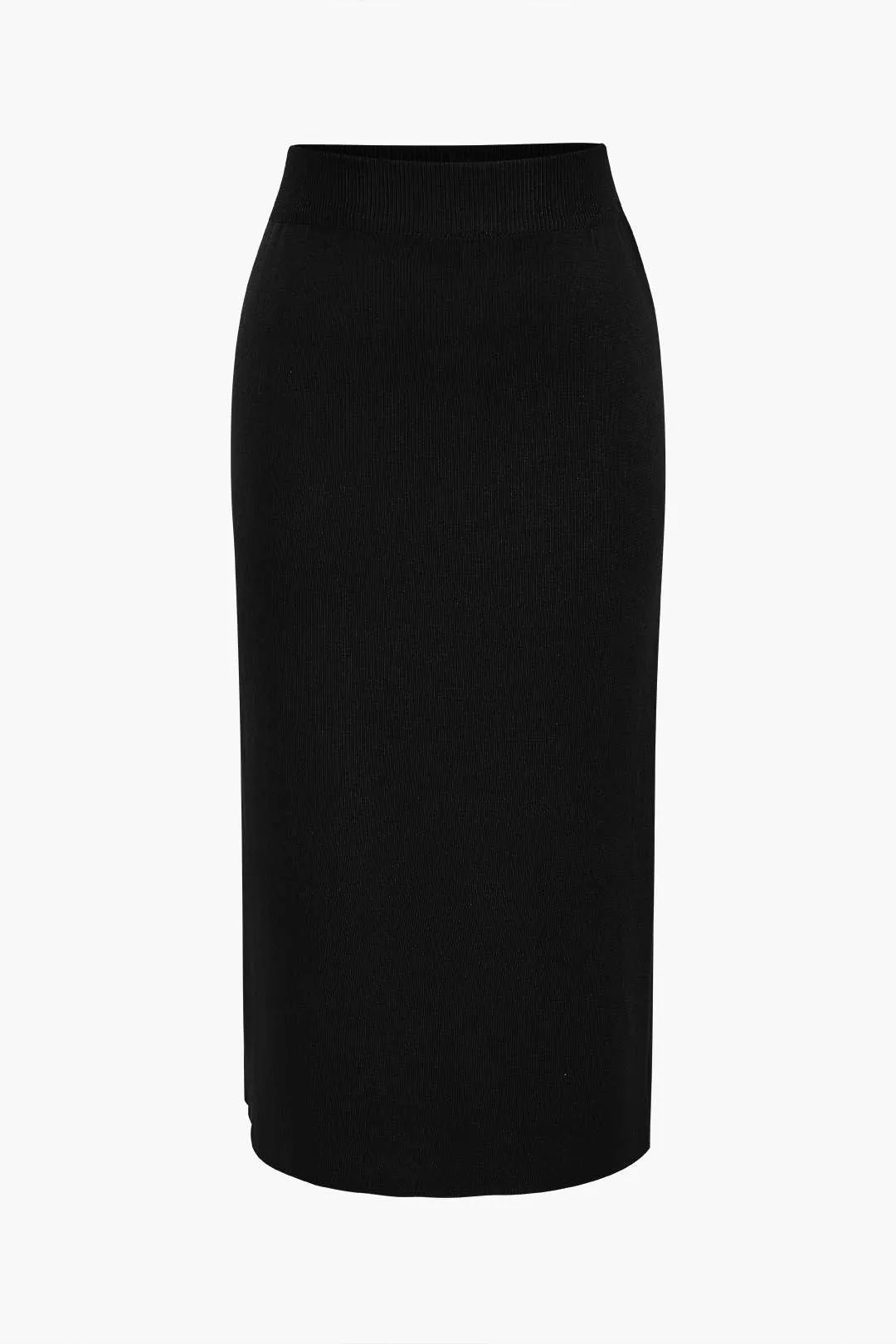 Rosie - Elegant Knit Gigot Sleeve Woman's Skirt Set