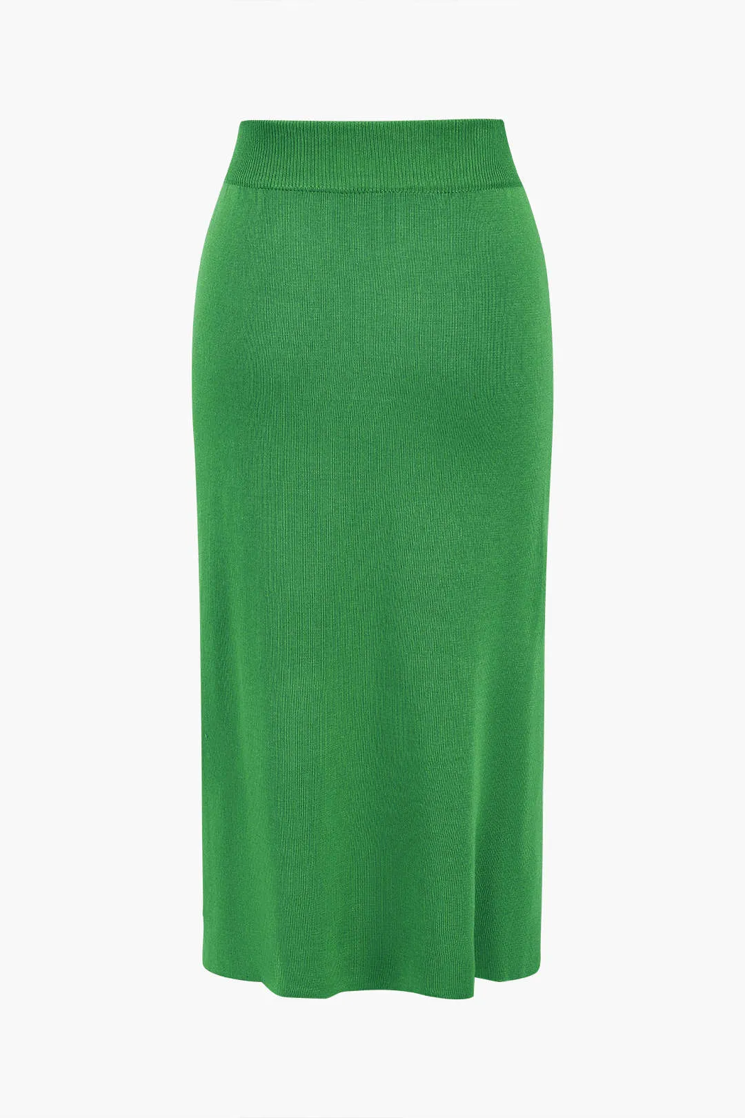 Rosie - Elegant Knit Gigot Sleeve Woman's Skirt Set