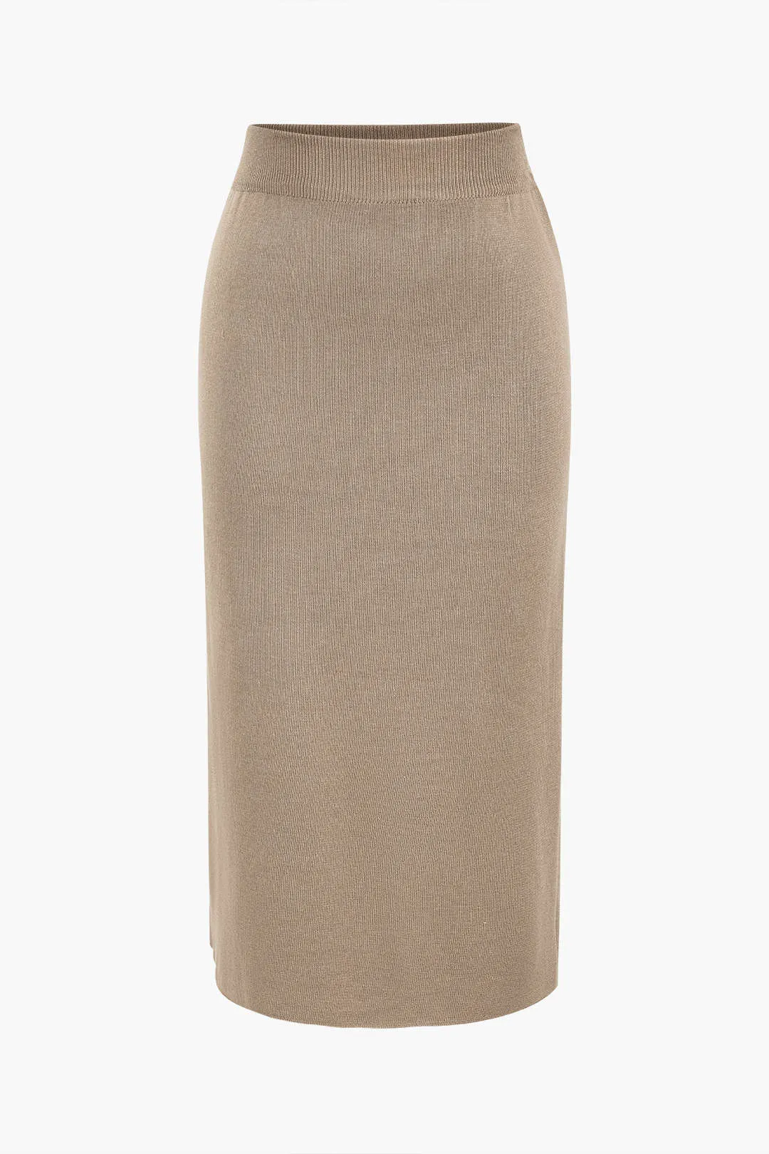 Rosie - Elegant Knit Gigot Sleeve Woman's Skirt Set
